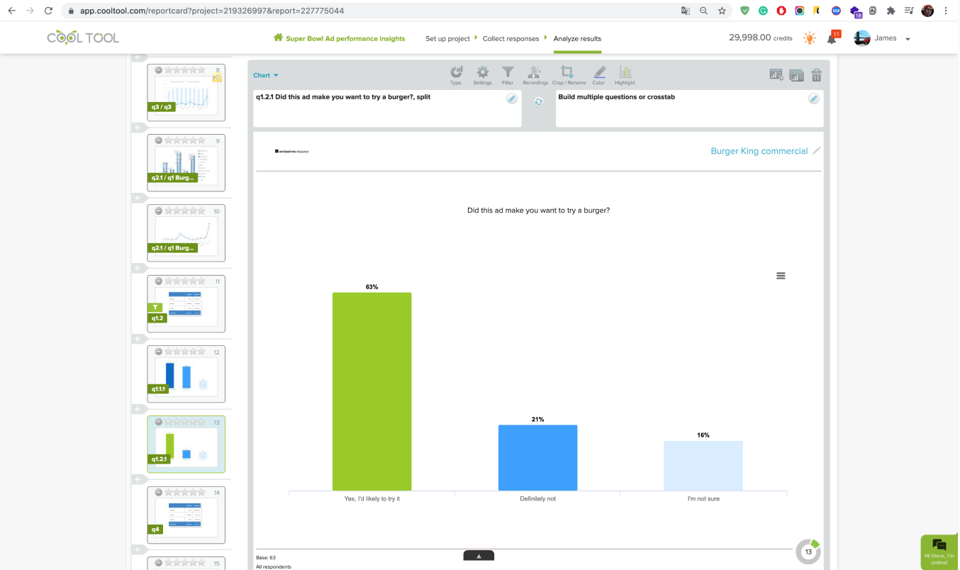 сooltool surveys visualization